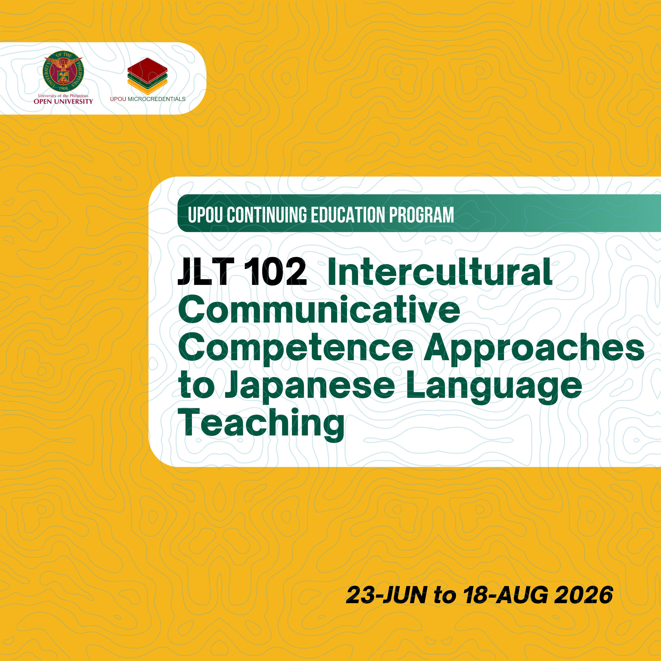 JLT 102 Intercultural Communicative Competence Approaches to Japanese Language Teaching